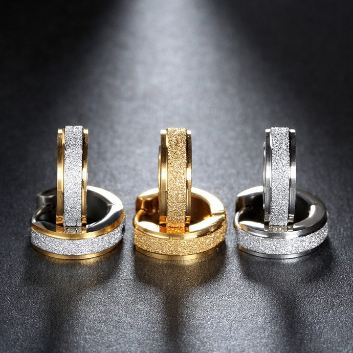 Boucles d'oreille Anneaux à diamants - Shining Circle - Clout Jewelry - Paris